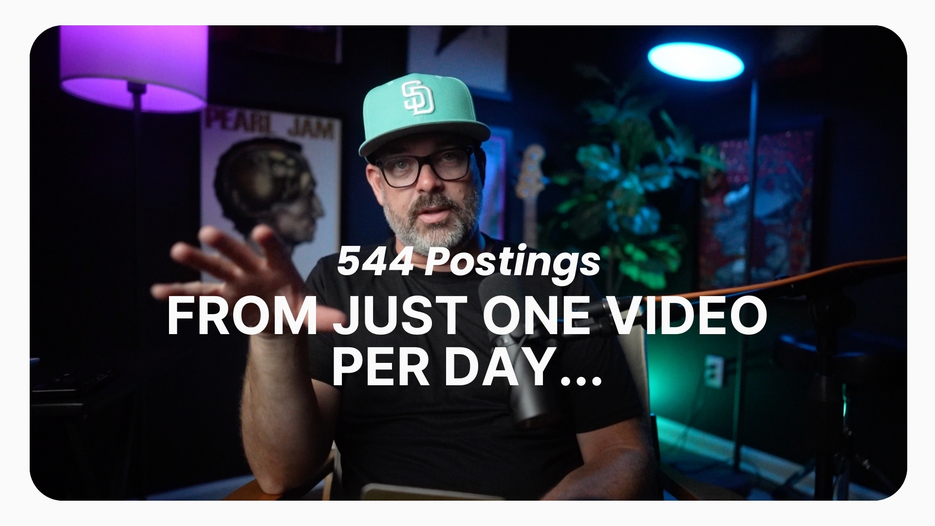The cheat code on how to create 544 social posts per month to scale your personal brand